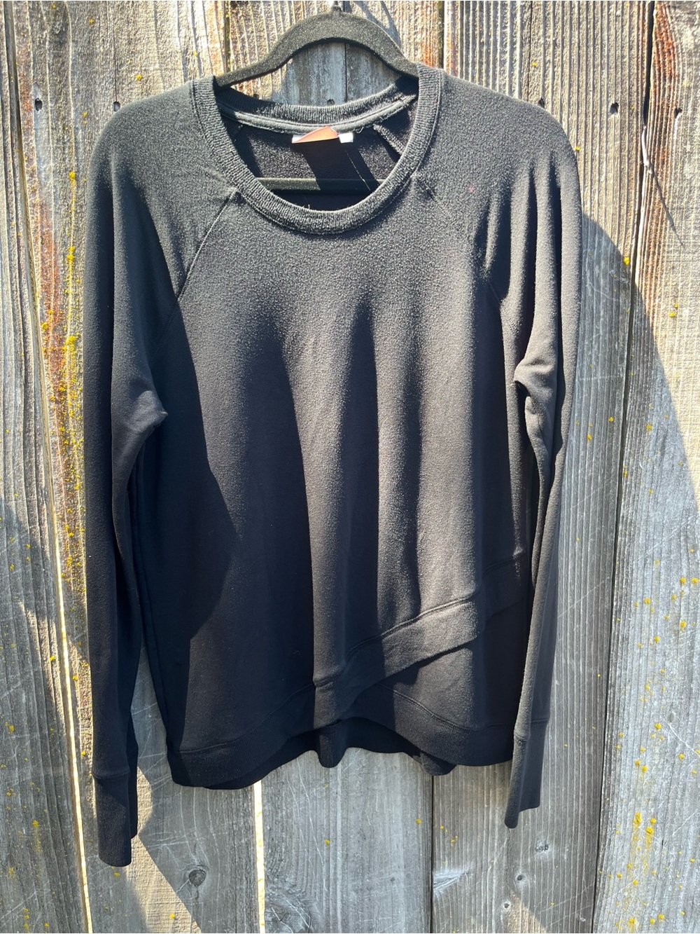 Athleta Black Crewneck Pullover Sweater